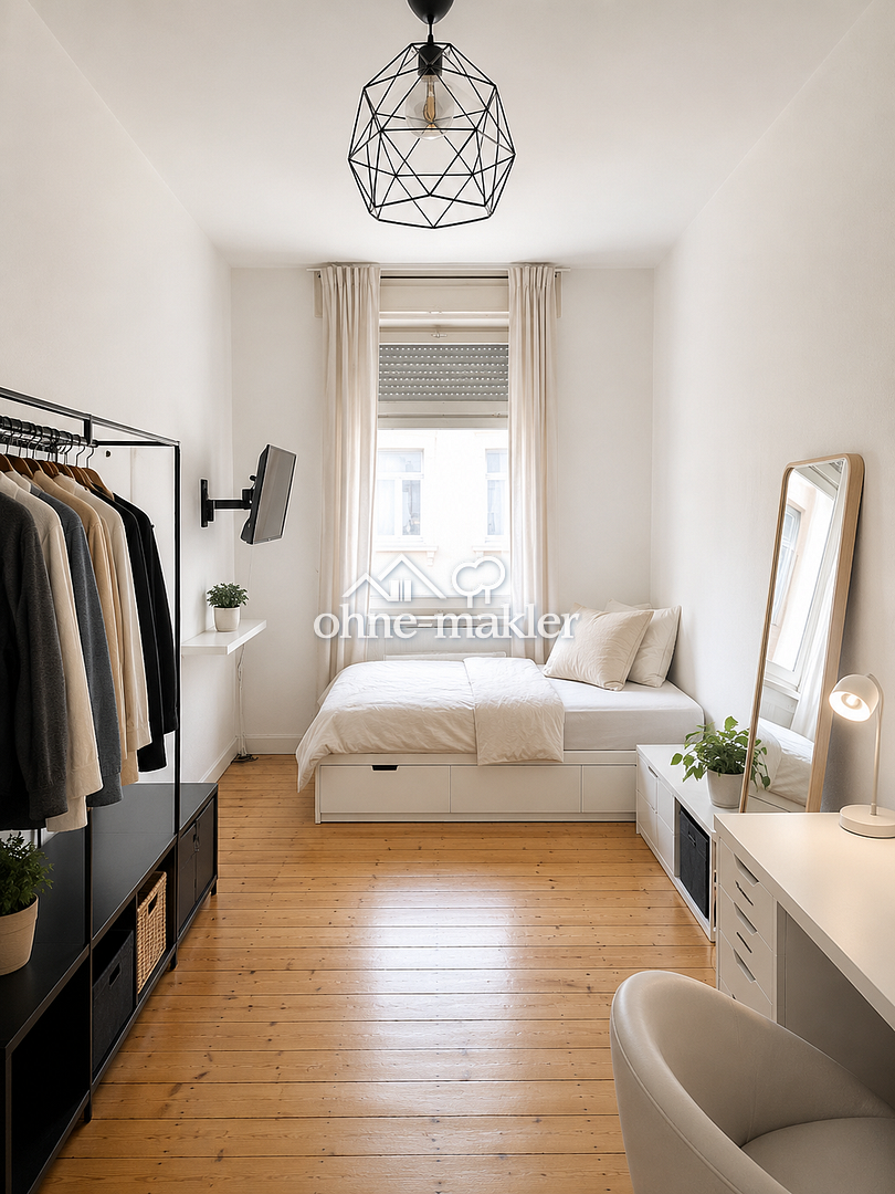 Zentrale Lage, ruhige 2-Zimmer-WG-Wohnung, 76185 Karlsruhe