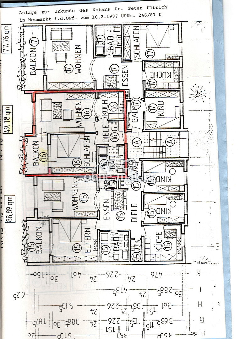 Zentral gelegene 2-Zimmer-Wohnung mit Loggia und Kellerabteil, 92318 Neumarkt i.d. OPf.