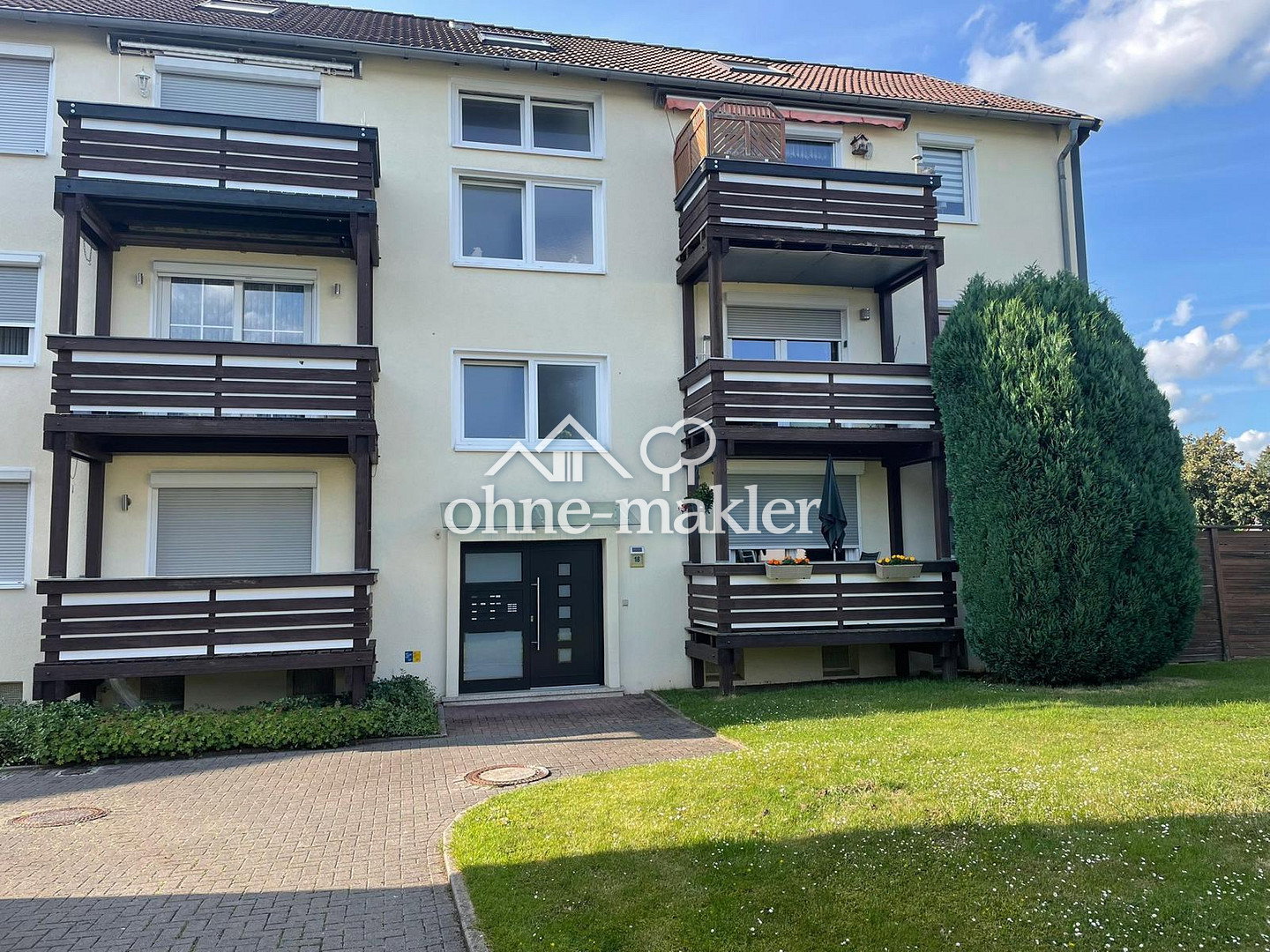 Lichtdurchflutete 3-Zimmer-Wohnung mit Garten, 44319 Dortmund (Asseln Husen Kurl Neuasseln Wickede)