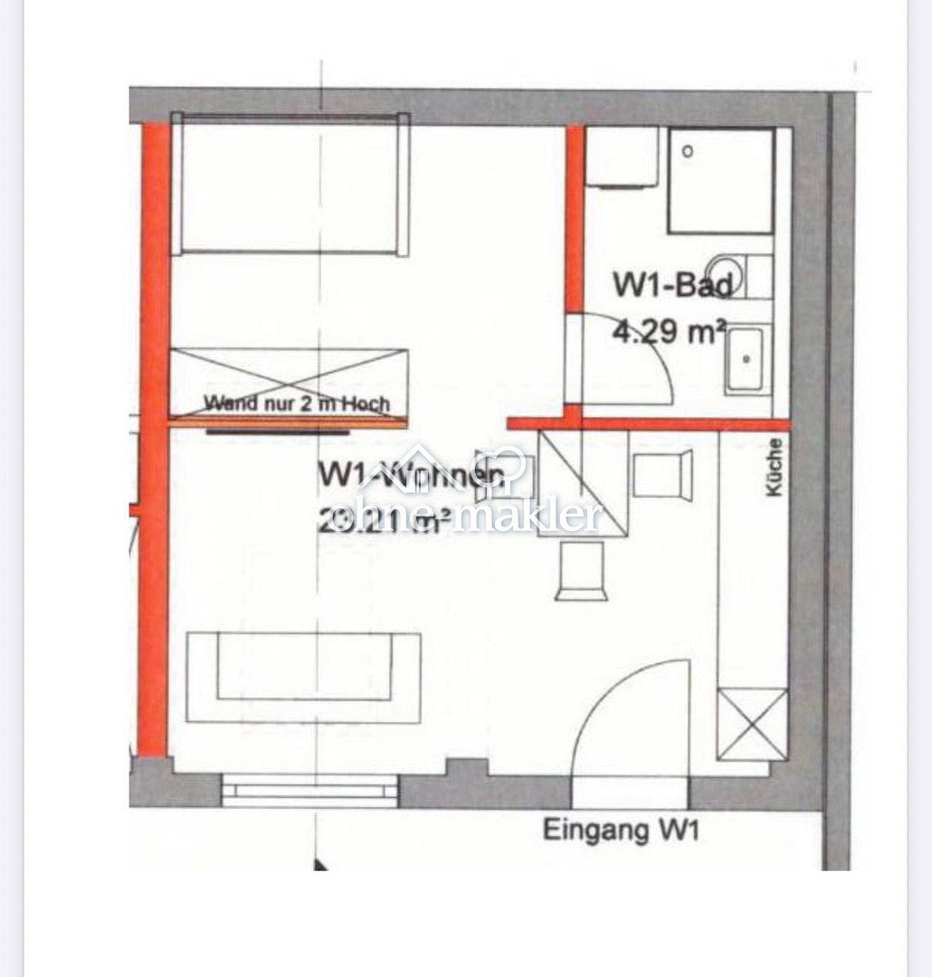 Moderne 1-Zimmer-Wohnung direkt am Ettlinger Tor, 76137 Karlsruhe
