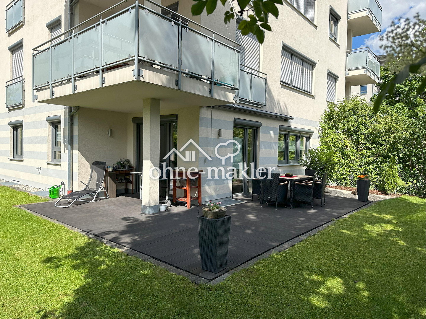 Zentraler Garten-Wohnungsbau mit Terrasse, 85748 Garching b. München