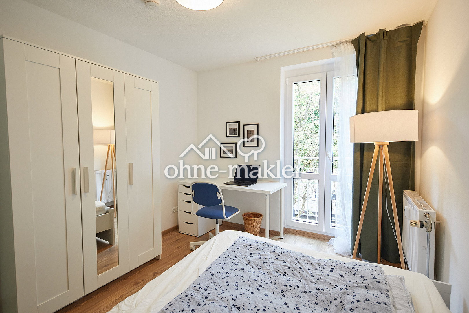 Möbliertes Zimmer in ruhiger grüner Lage, 80997 München (Allach-Untermenzing Moosach Pasing-Obermenzing)