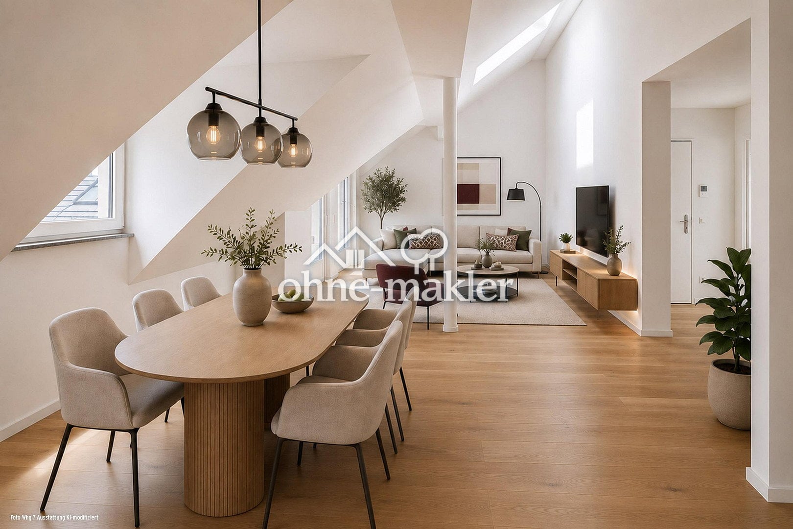 Loft-Wohnung mit Dachterrasse & Panoramablick, 85640 Putzbrunn