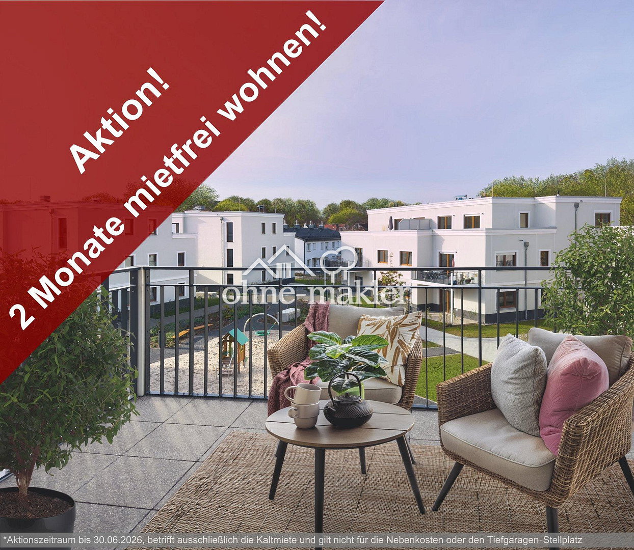 Familienfreundliche 4-Zimmer-Wohnung im Grünen