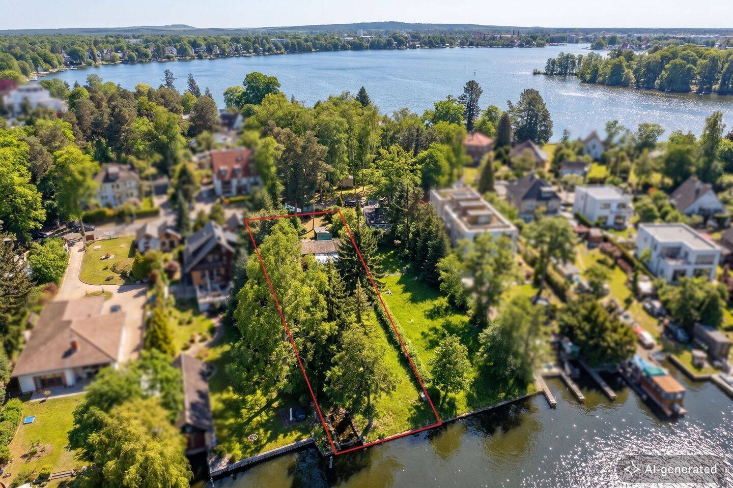 **Traumhaftes Wassergrundstück – idyllische Insellage ** “PROVISIONSFREI für Käu, 12589 Berlin (Treptow-Köpenick Hessenwinkel Rahnsdorf Wilhelmshagen)