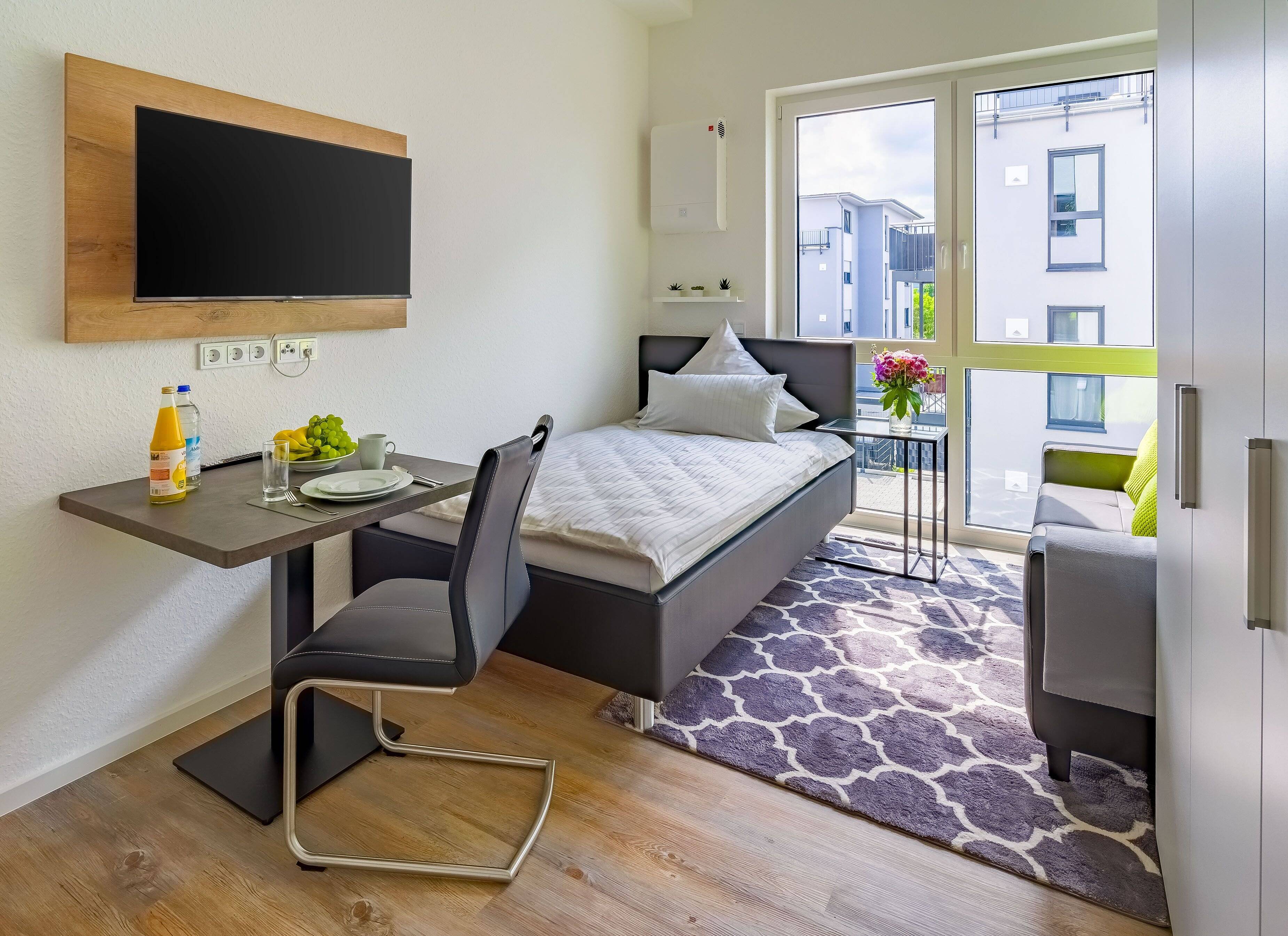 Schickes 1-Zimmer-Apartments, vollständig möbliert & ausgestattet – Bad Nauheim, 61231 Bad Nauheim