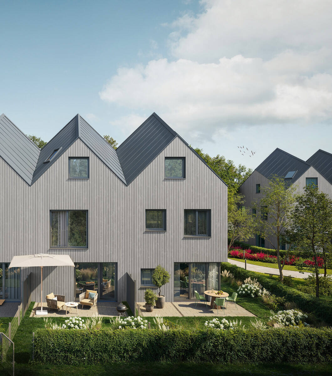Familientraum – Stadthäuser im autofreien Quartier inmitten erholsamer Natur, 80993 München (Moosach)