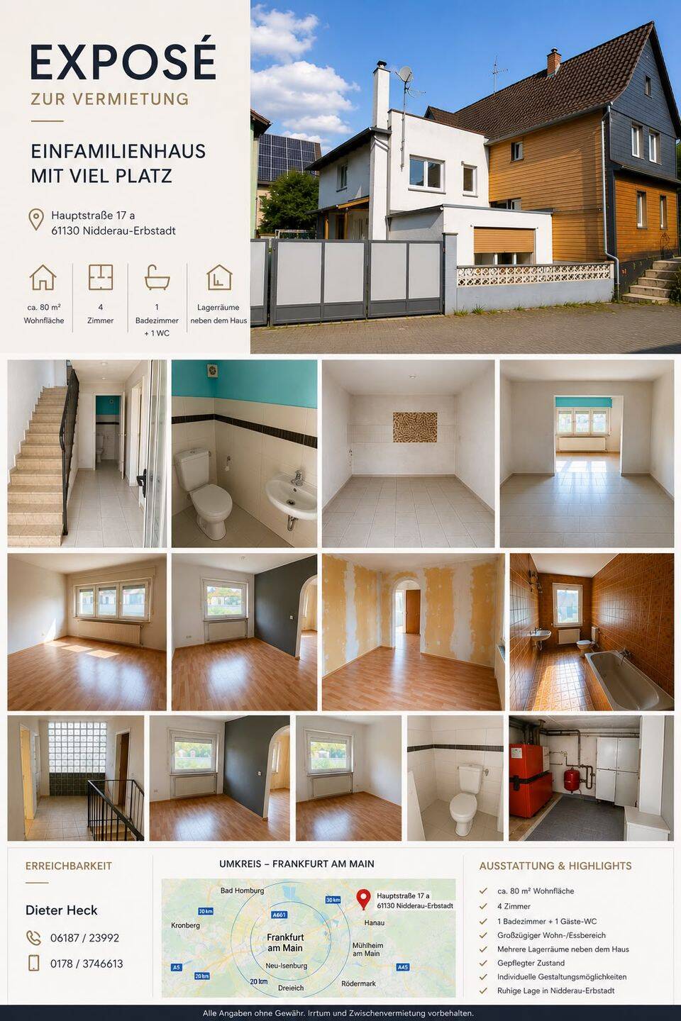 Einfamilienhaus mit viel Platz, 61130 Nidderau