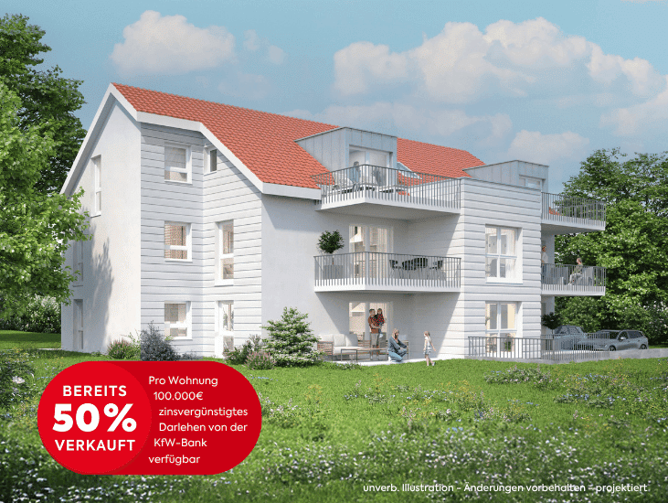 Neubau: 2½-Zimmer-Wohnung mit moderner Ausstattung in zentraler Lage, 74196 Neuenstadt am Kocher