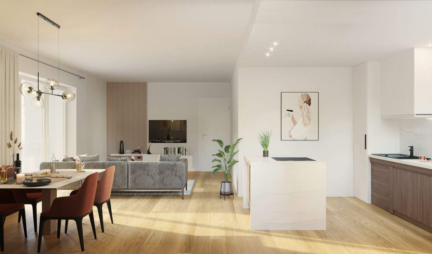 Großzügige 4-Zimmer-Wohnung mit Terrasse in zentraler Bestlage – Erstbezug nach umfassender Kernsanierung, 92237 Sulzbach-Rosenberg