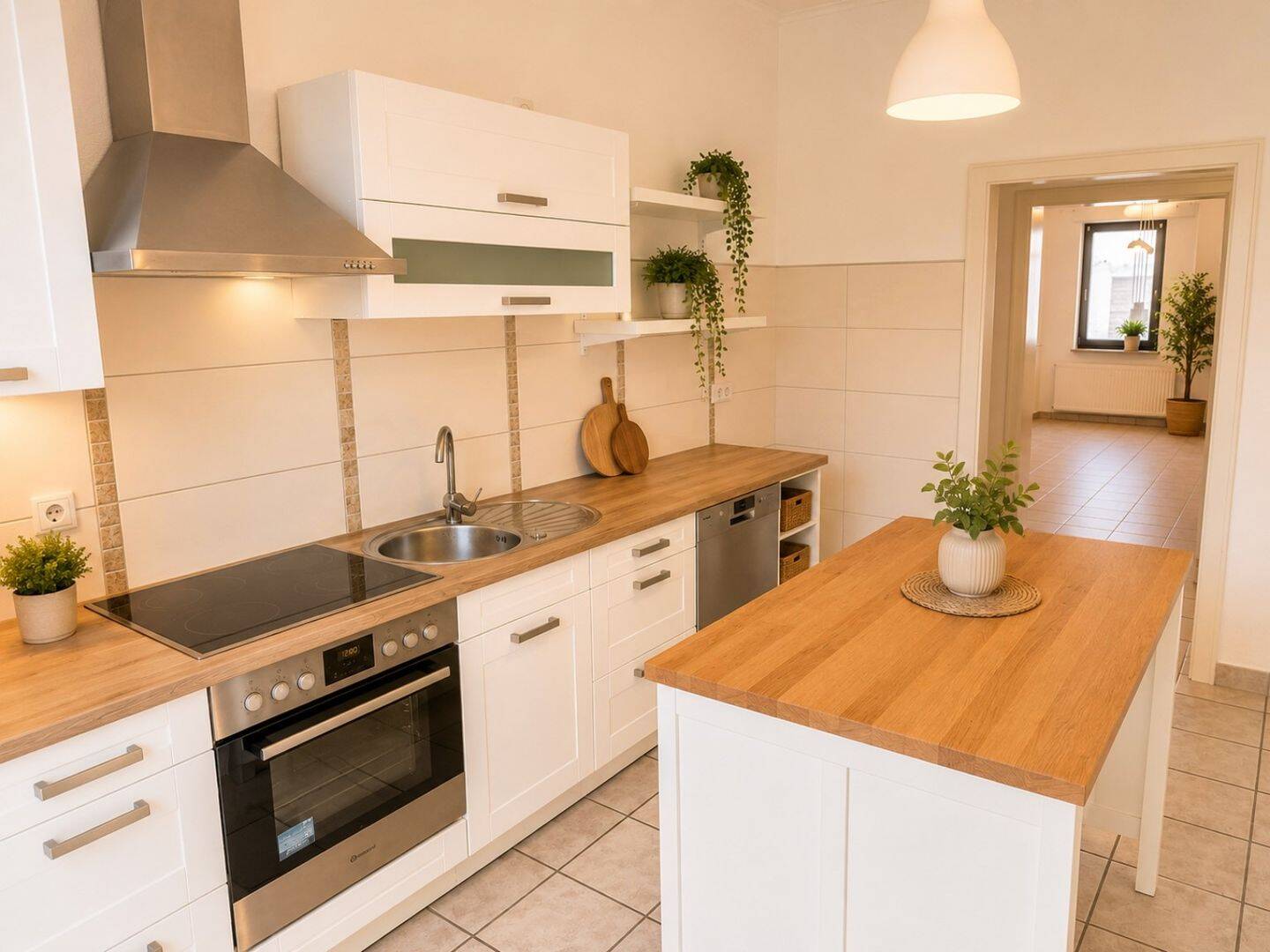 Großzügige 3-Zimmer-Altbauwohnung mit Einbauküche und großer Dachterrasse, 47226 Duisburg (Bergheim Hochemmerich Rheinhausen-Mitte)