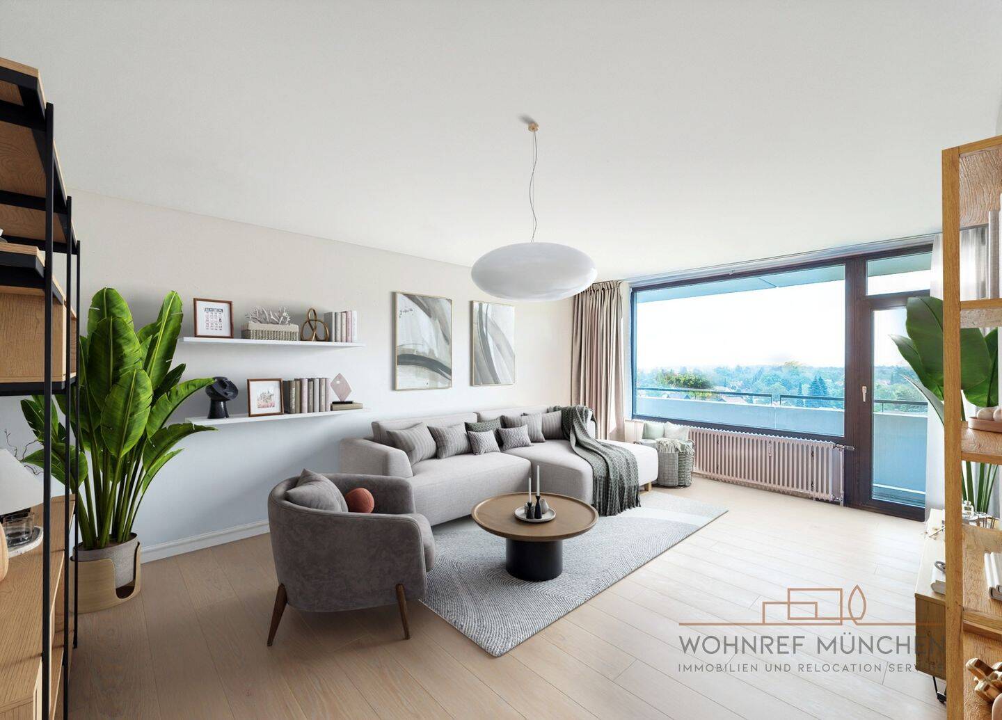 Über den Dächern von München – großzügige 2-Zimmer-Wohnung mit Alpenblick, 81477 München (Thalk. Obersendl.-Forsten-Fürstenr.-Solln)