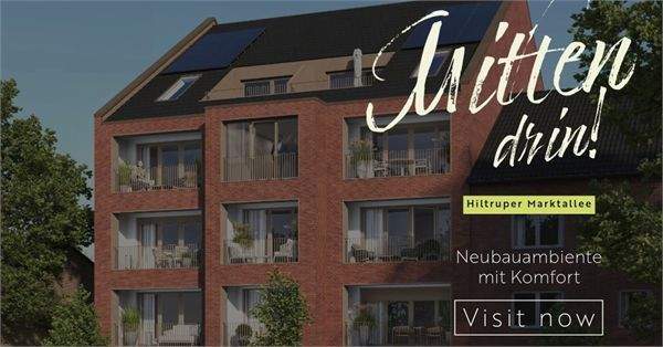Münsters Neubau-Investment mit z. Zt. 4,6 % Bruttorendite in 1. Adresse!, 48165 Münster (Amelsbüren Angelmodde Berg Fidel Hiltrup)