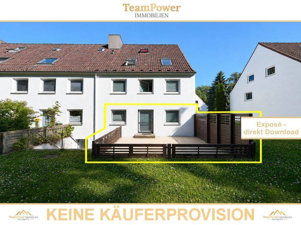 Terrassenwohnung mit Blick ins Grüne – JETZT SCHNELL SEIN !, 24148 Kiel (Ellerbek Wellingdorf)