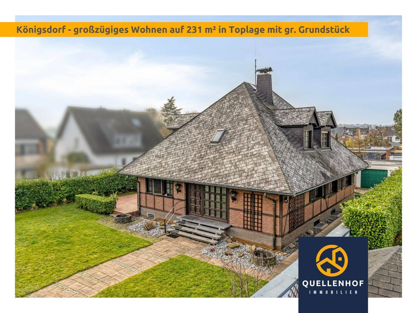 Königsdorf – großzügiges Wohnen: Haus (231 m² Wfl.) & Grundstück mit Potenzial (922 m²) in Toplage!, 50226 Frechen