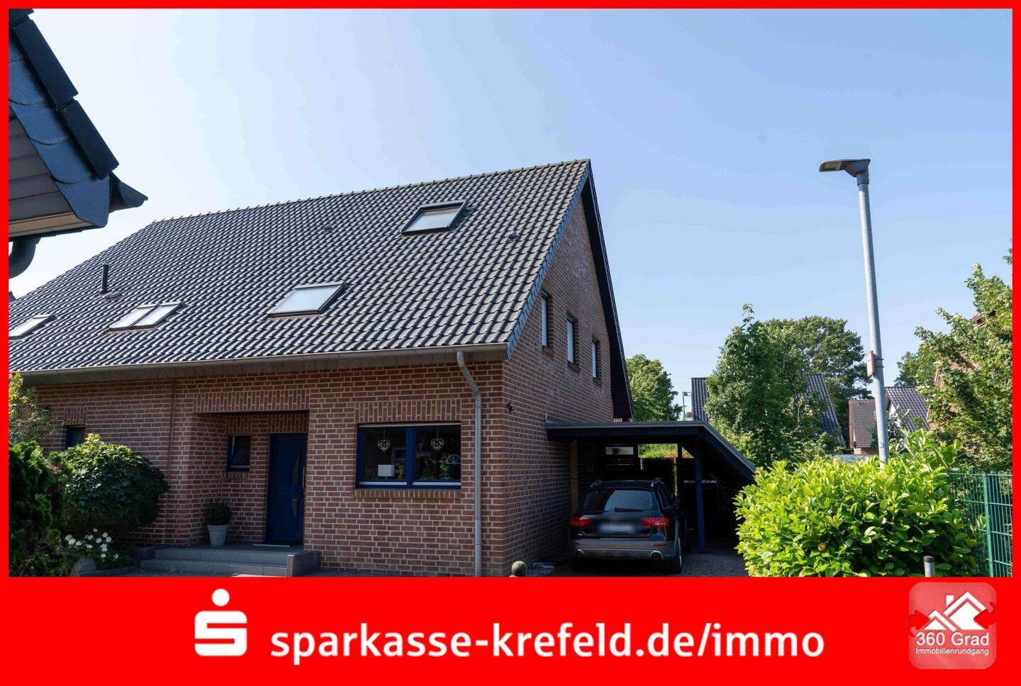 Moderne Doppelhaushälfte mit Carport, 47661 Issum