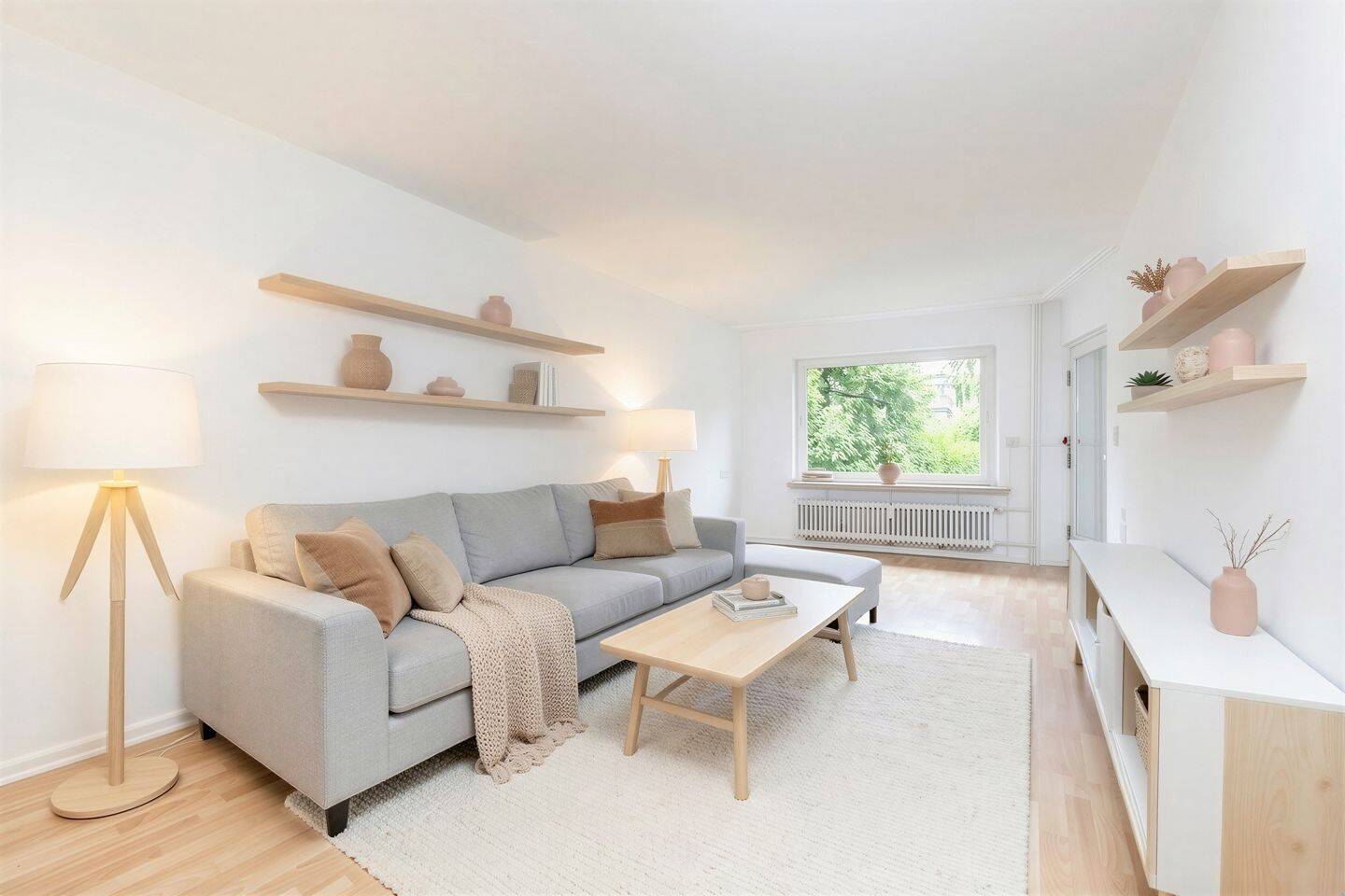 Alsterdorf: Helle 3-Zimmer-Wohnung mit Terrasse, 22297 Hamburg (Hamburg-Nord Alsterdorf Barmbek-Nord Groß Borstel Winterhude)