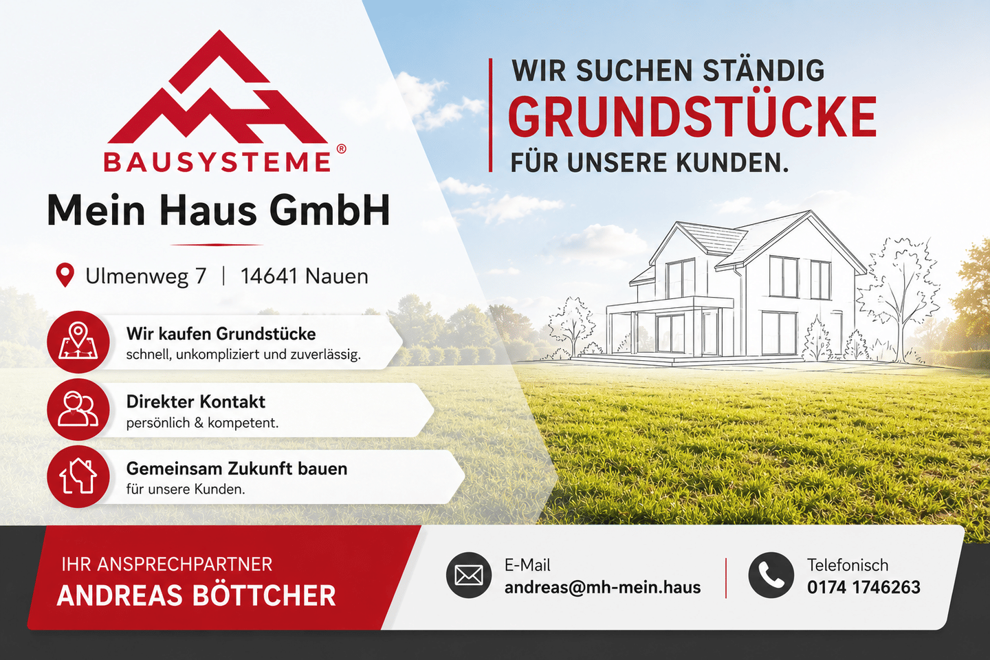 Stadtvilla mit Einliegerwohnung von der Mein Haus GmbH Nauen, 14612 Falkensee