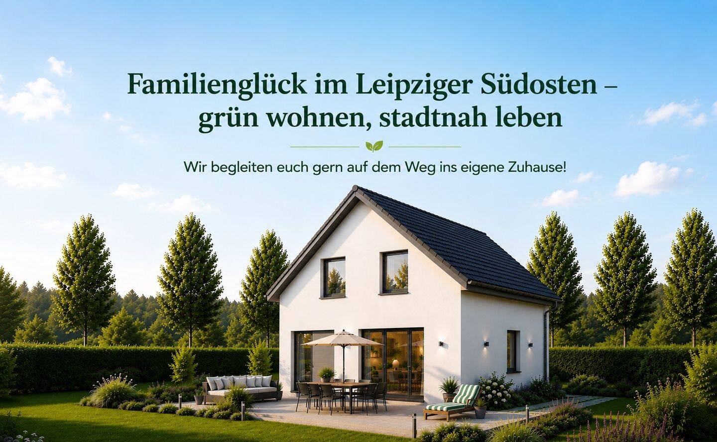 Familienglück im Leipziger Südosten – grün wohnen, stadtnah leben – auf einem realen Grundstück!, 4288 Leipzig (Holzhausen Liebertwolkwitz)