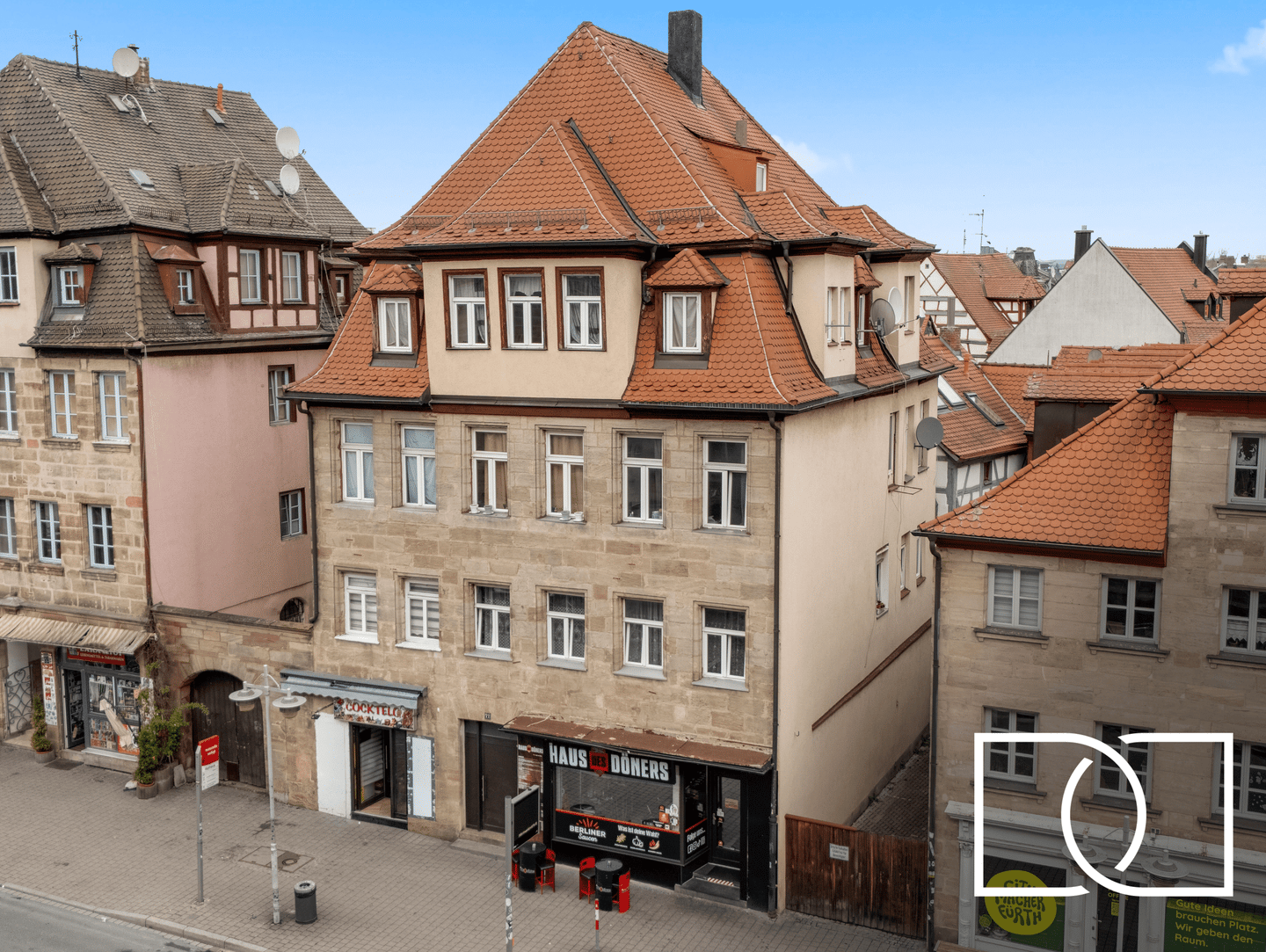 7,13% Rendite! Vollvermietetes Wohn- und Geschäftshaus mit Denkmal-AfA in zentraler Innenstadtlage, 90762 Fürth (Innenstadt)