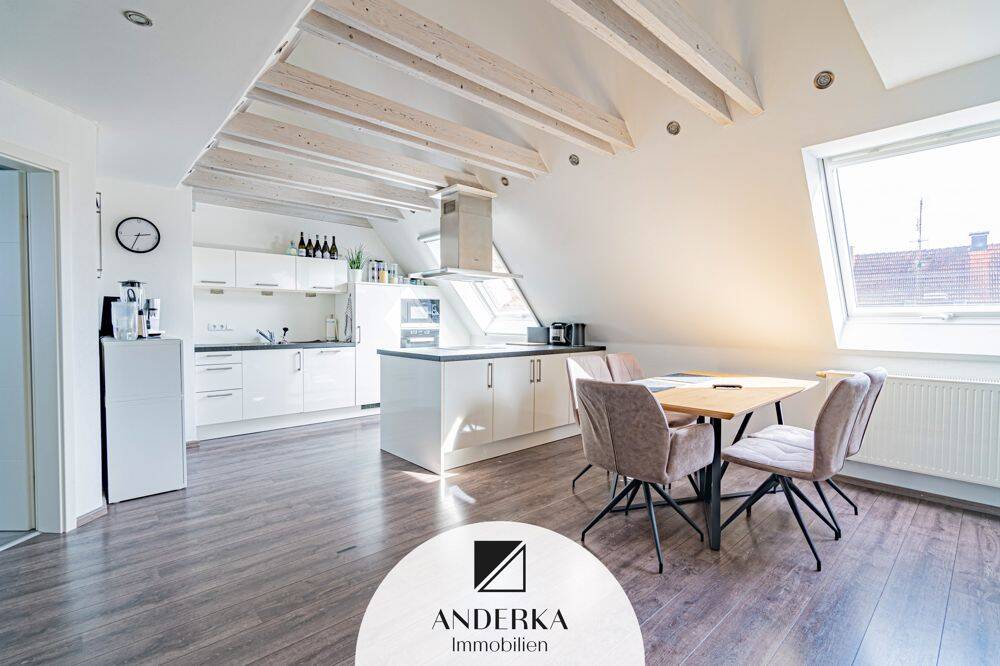 Exklusive 3-Zimmer Dachgeschosswohnung auf 2 Ebenen mitten in Burgau zu vermieten!, 89331 Burgau