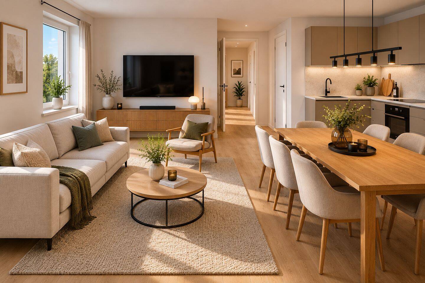 Energieeffiziente 3-Zimmer-Neubauwohnung im KfW-40-QNG-Standard mit Balkon im Zentrum von Dissen, 49201 Dissen am Teutoburger Wald