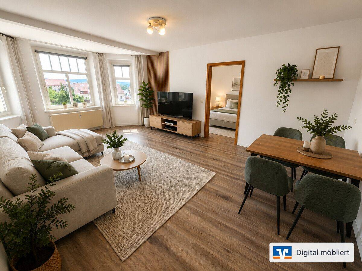 2-Raumwohnung | 56 m² | Einbauküche | Ankleide | 4. OG | Löbau, 2708 Löbau