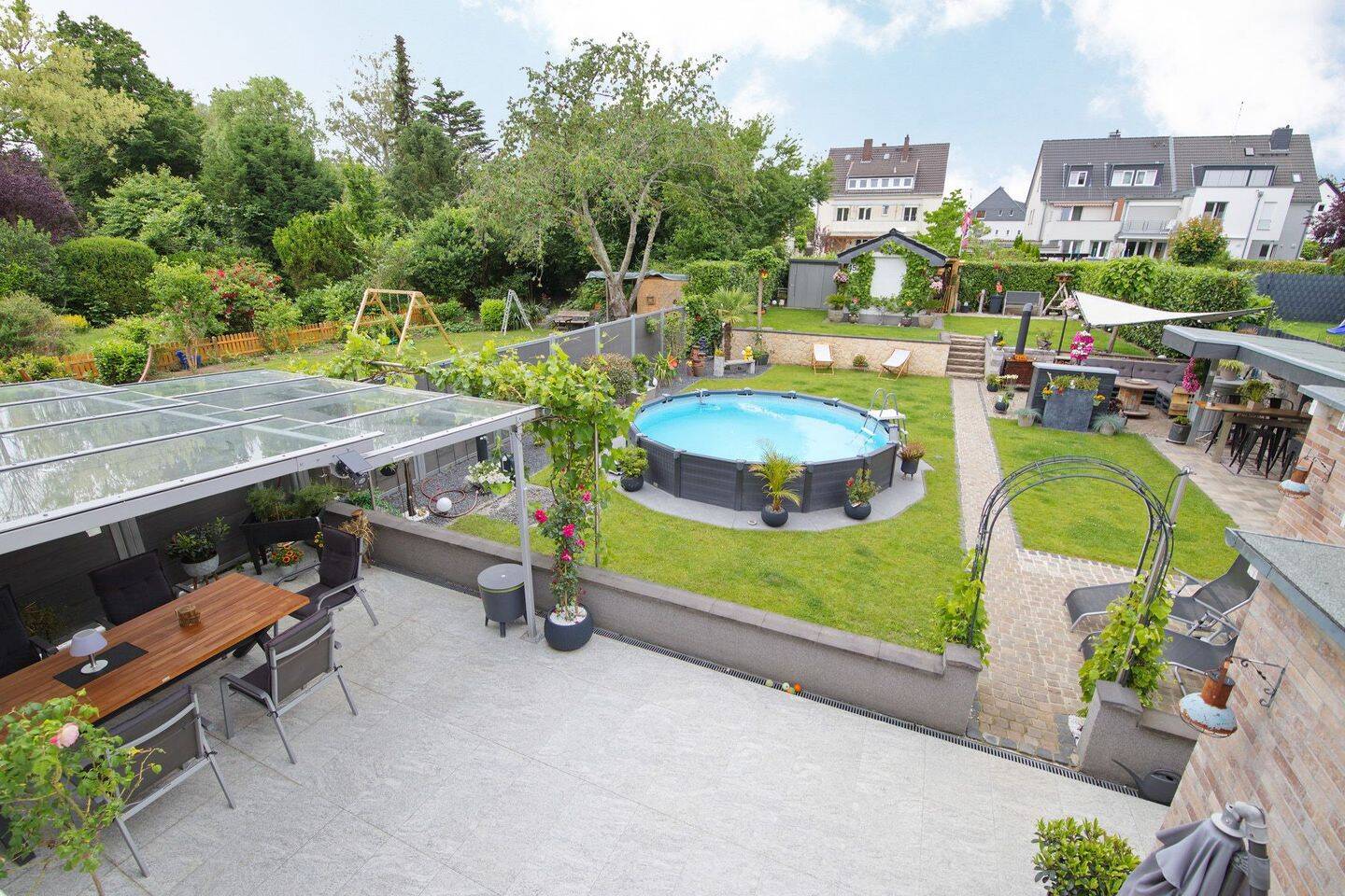 Urlaub zuhause mit Pool und Sommerküche, 40589 Düsseldorf