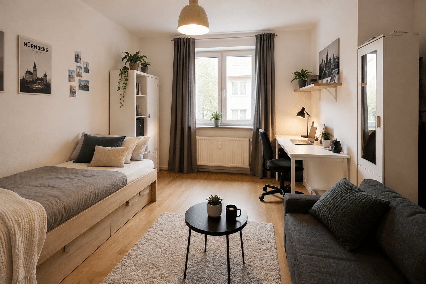 Charmantes 1-Zimmer-Apartment mit ca. 30 m² in traumhafter Nürnberger Altstadtlage, 90403 Nürnberg (Gleißbühl Lorenz Sebald)