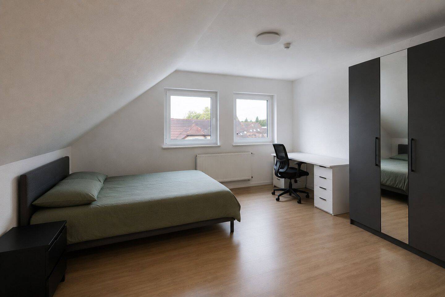 Möbliertes WG-Zimmer (16 m²) mit Dachterrasse in Troisdorf, 53842 Troisdorf