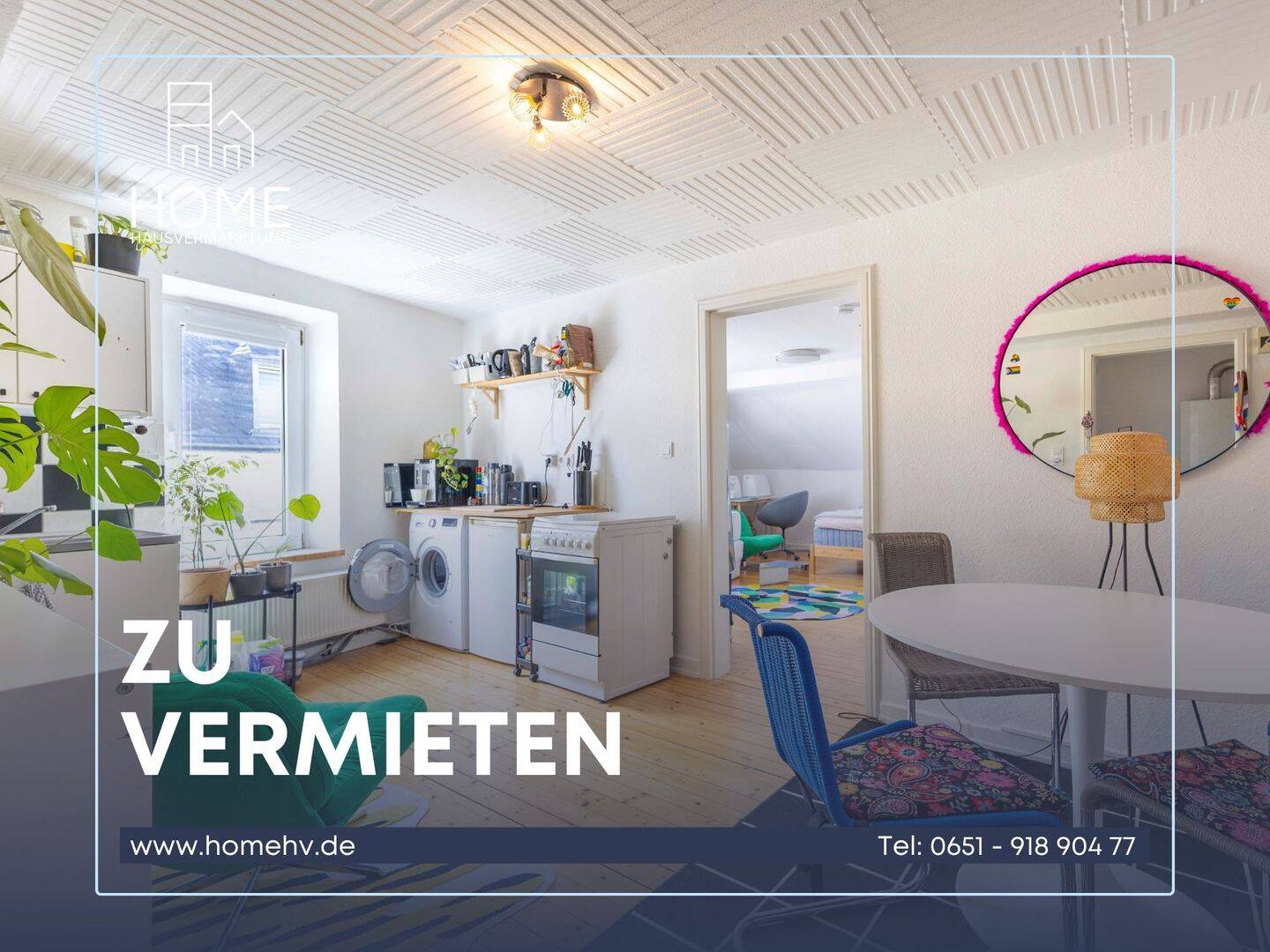 Trier-Süd: 1 ZKB-Appartement mit ca. 38 m² WFL und Einbauküche in beliebter Lage, 54290 Trier (Innenstadt Trier-Süd)