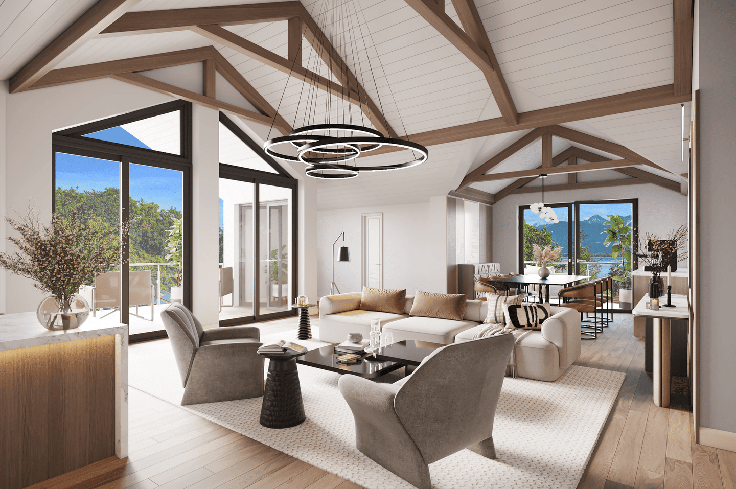 CHIEMSEE GARDENS – Penthouse Kampenwand, 83257 Gstadt a. Chiemsee (Gstadt)