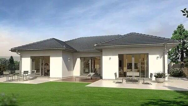 Ein Bungalow in U-Form der mehr als alle ihre vorstellbaren Wünsche erfüllt ! Preis mit Grundstück !, 15345 Petershagen/Eggersdorf
