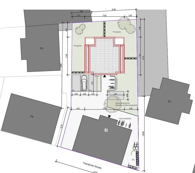 523M² MFH BAUGRUNDSTÜCK IN DER FRANKFURTER STRASSE // KURZFRISTIG BEBAUBAR, 38122 Braunschweig