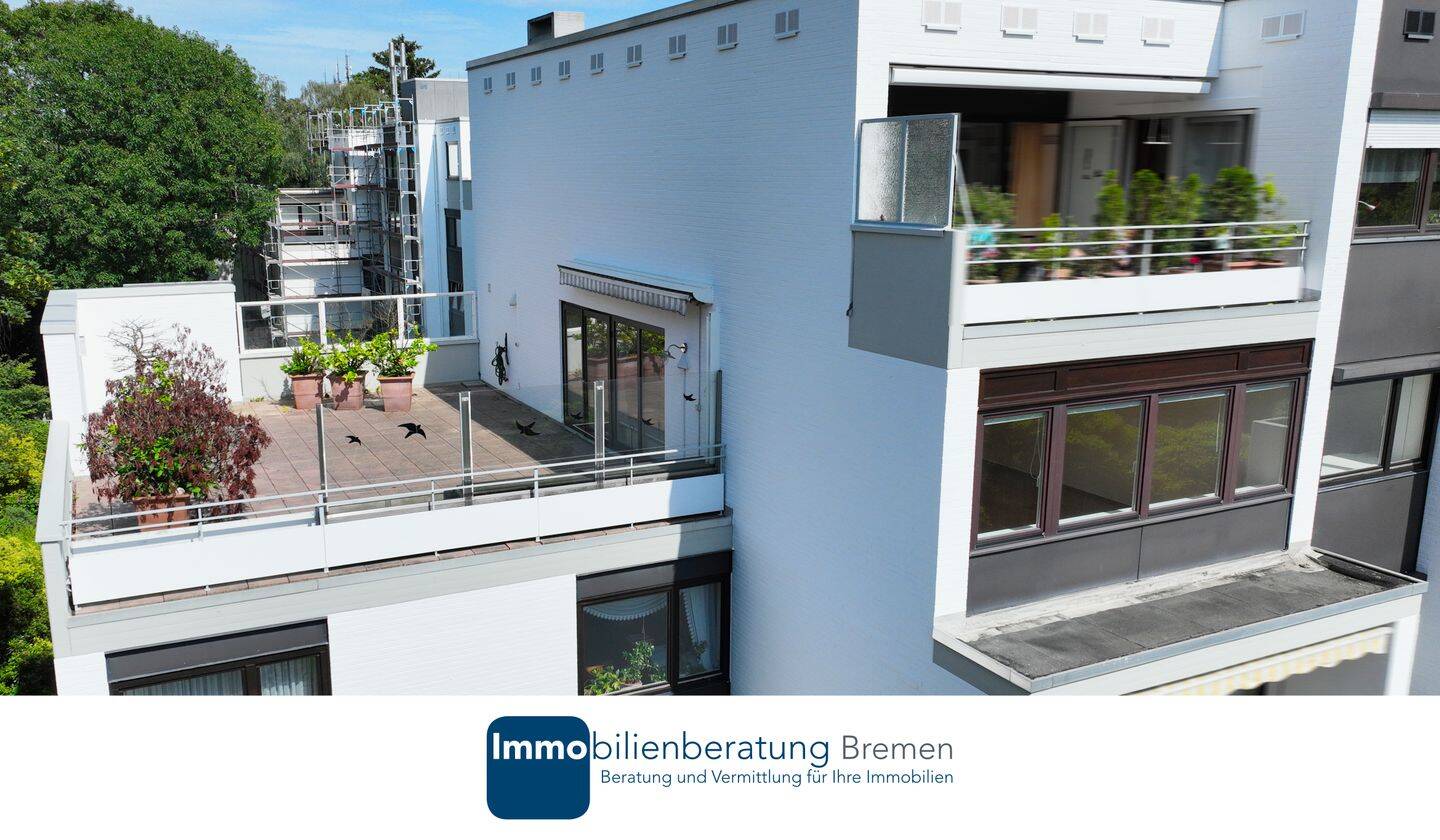 Eigentumswohnung mit großer Dachterrasse und Tiefgaragenstellplatz in zentraler Lage, 28209 Bremen (Barkhof Bürgerpark Bürgerweide/Barkhof Schwachhausen)