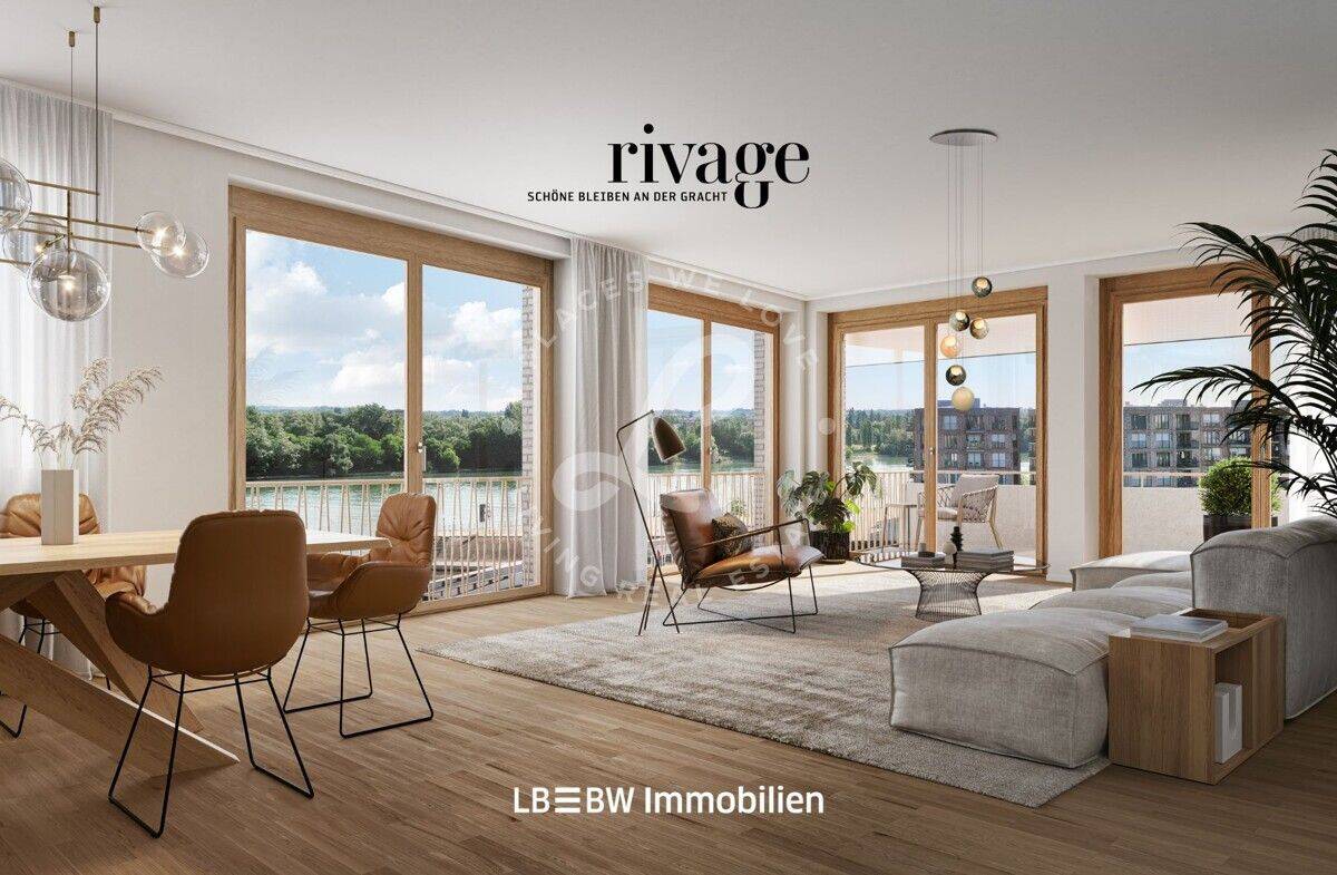 RIVAGE | ein Unikat mit privater Dachterrasse, 55120 Mainz (Mombach Neustadt)