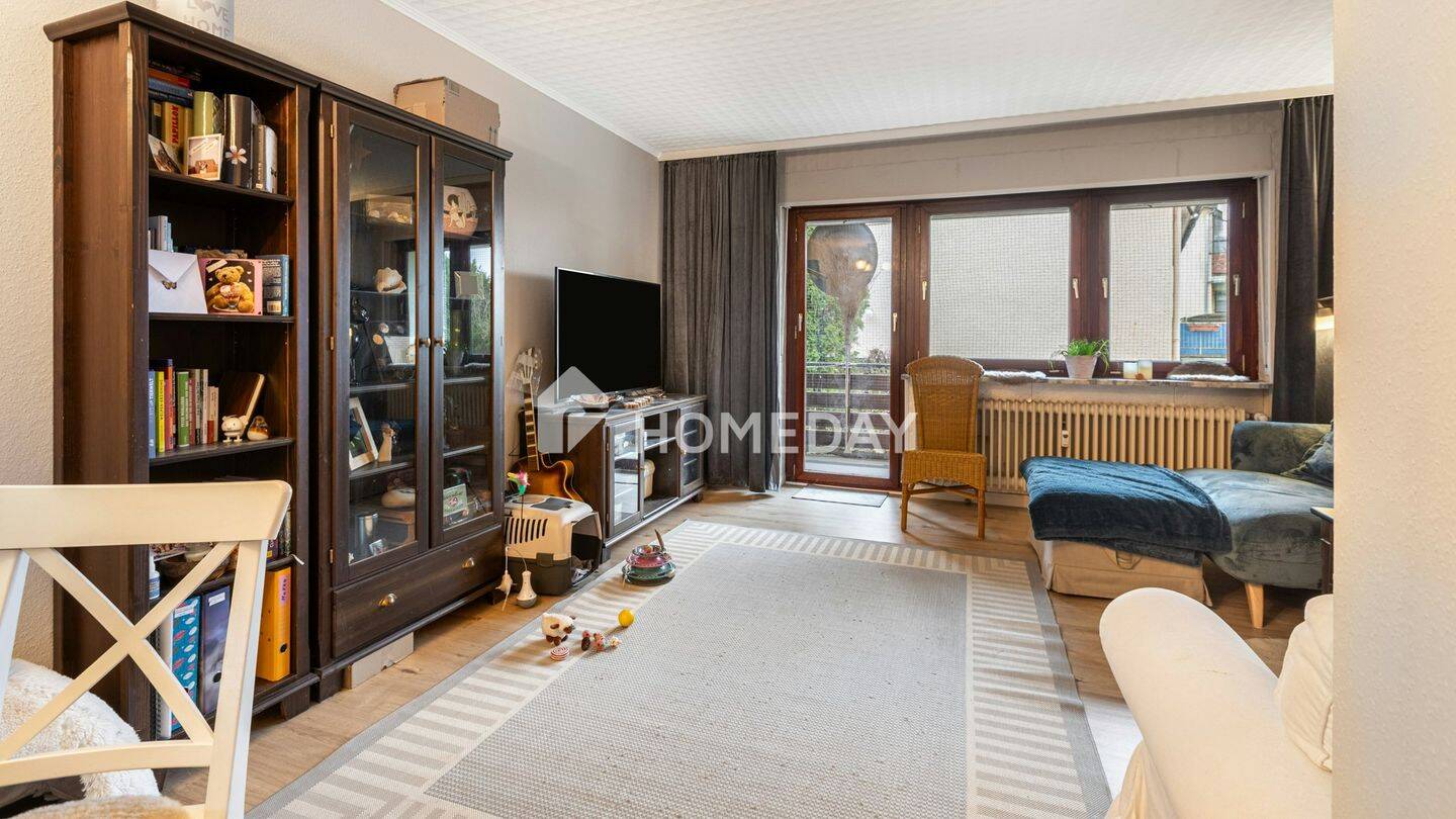 Frei werdende 2-Zimmer-Erdgeschosswohnung mit Südwestbalkon in ruhiger Lage von Hirzenhain, 63697 Hirzenhain
