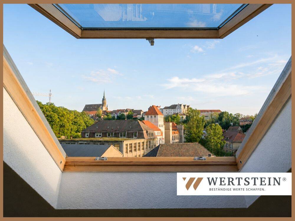 110 qm Dachgeschosswohnung mit Dachterrasse und Altstadt-/Spreeblick, 2625 Bautzen