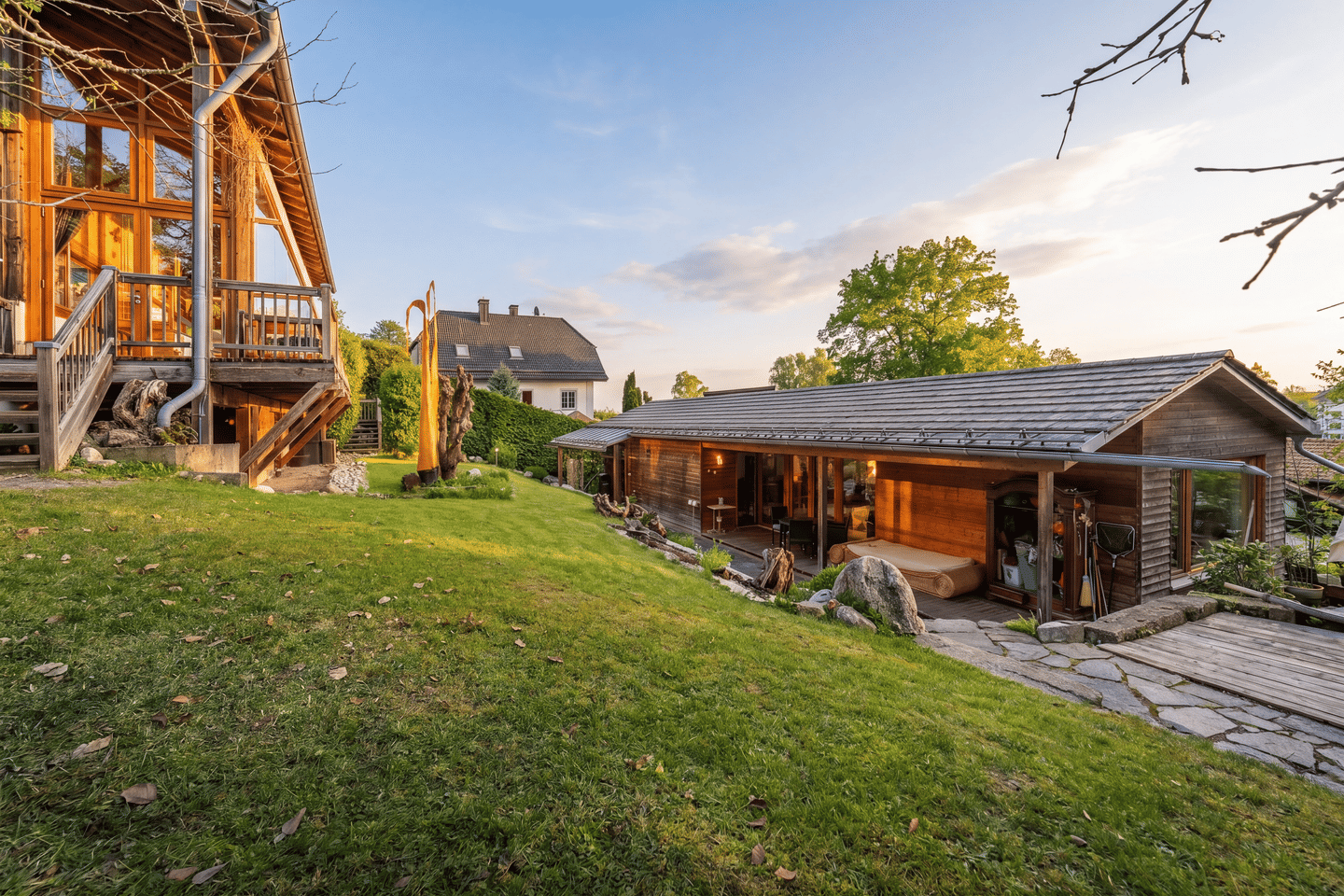 Architektur-Bungalow in Hanglage am Starnberger See, 82340 Feldafing