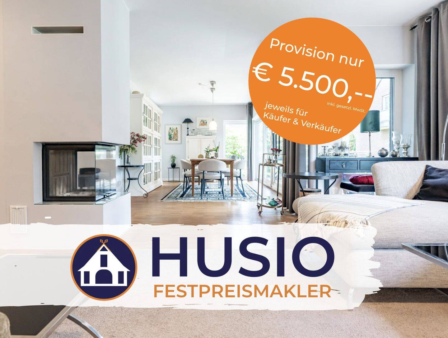 Exklusive Eigentumswohnung mit Gäste-WC, Kamin, KNX-System, großem Balkon und Tiefgarage, 22459 Hamburg (Eimsbüttel Niendorf Schnelsen)