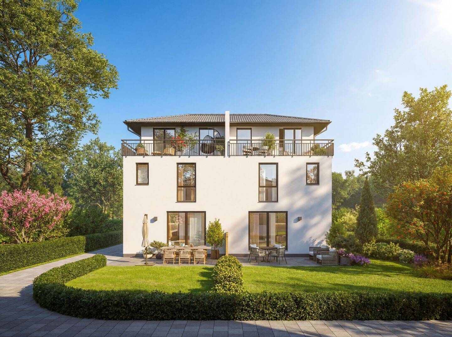 Hochwertig & energieeffizient, inkl. Grundstück: Flexibel gestaltbares Neubau-Stadthaus in Bohnsdorf, 12526 Berlin (Treptow-Köpenick Bohnsdorf Kleingartenanlage Grünbergallee)