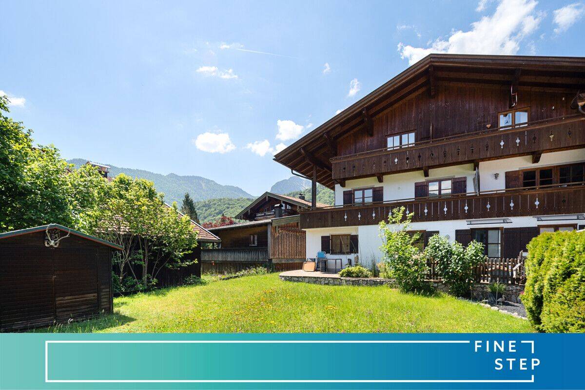 Bergblick inklusive – 2-Zimmer-Wohnung in Schleching, 83259 Schleching