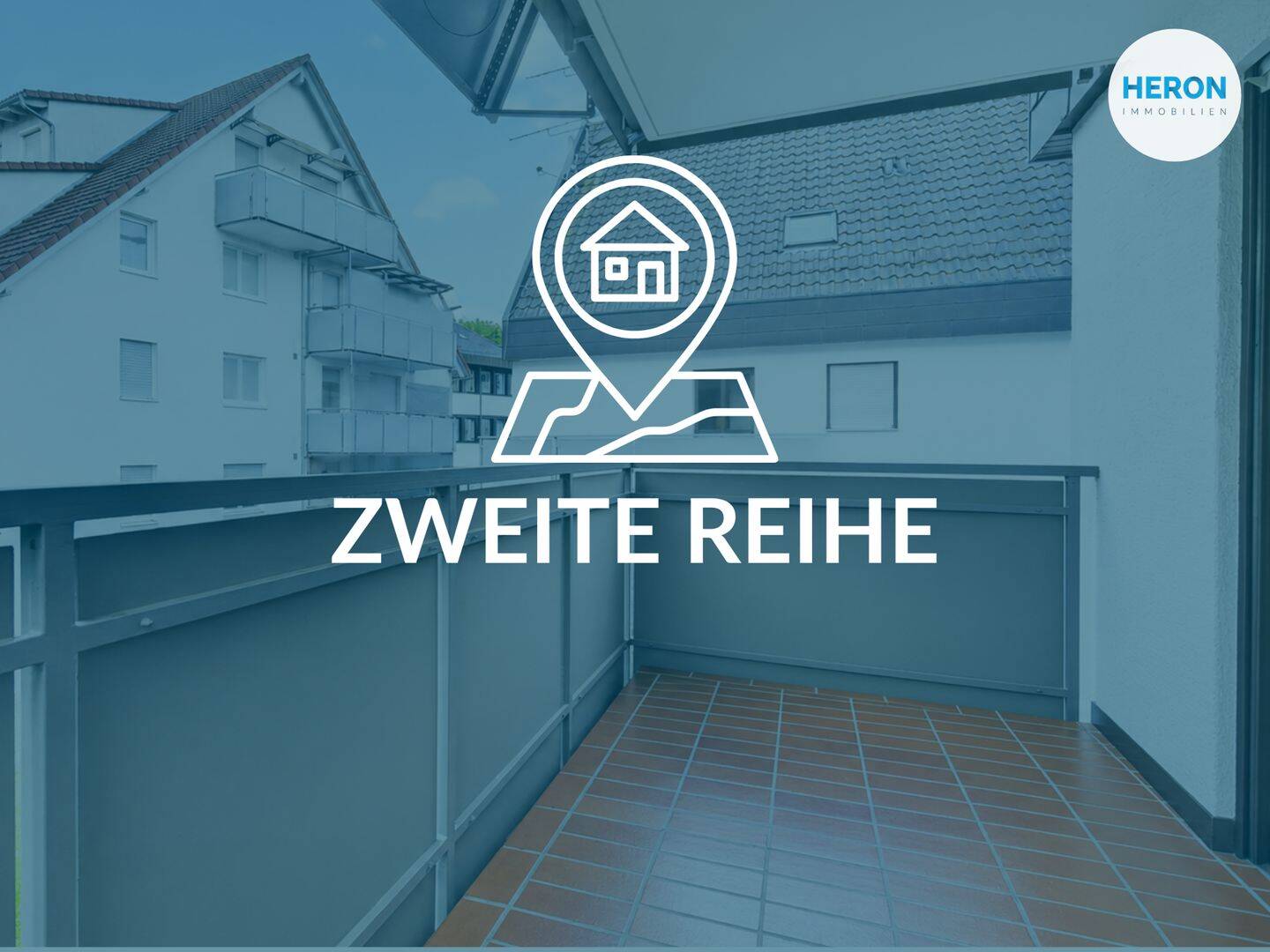 ZWEITE REIHE – Gepflegte 2,5-Zi.-Wohnung mit großzügigem Balkon in einer ruhigen Lage von Waiblingen, 71332 Waiblingen