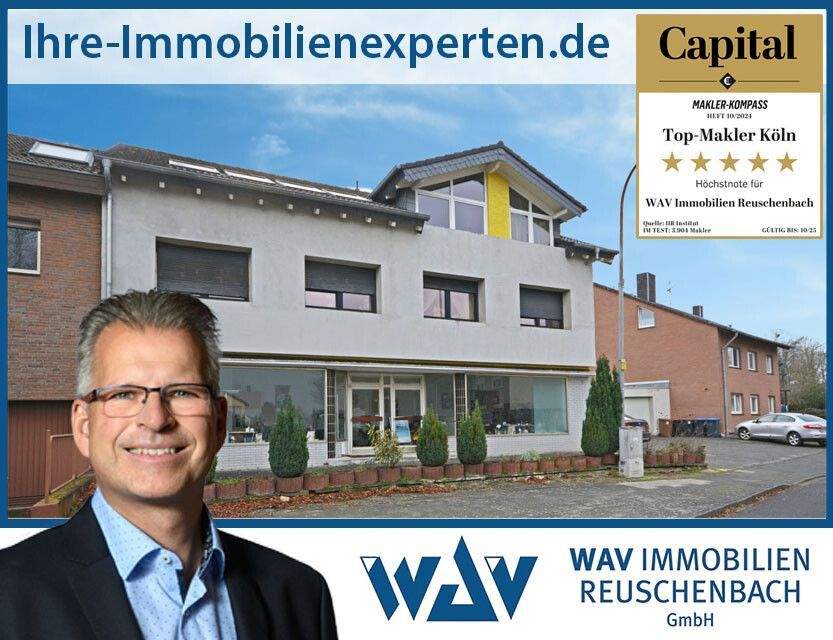 Wohn- und Geschäftshaus mit toller Dachgeschosswohnung in Badorf, 50321 Brühl