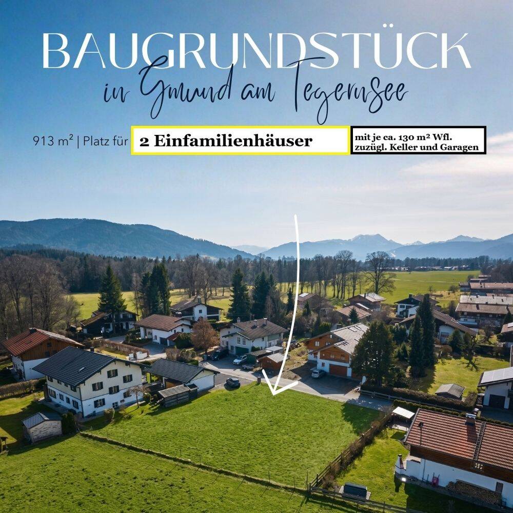 Ideales Baugrundstück für eine Familie in Festenbach/Gmund, 83703 Gmund a. Tegernsee