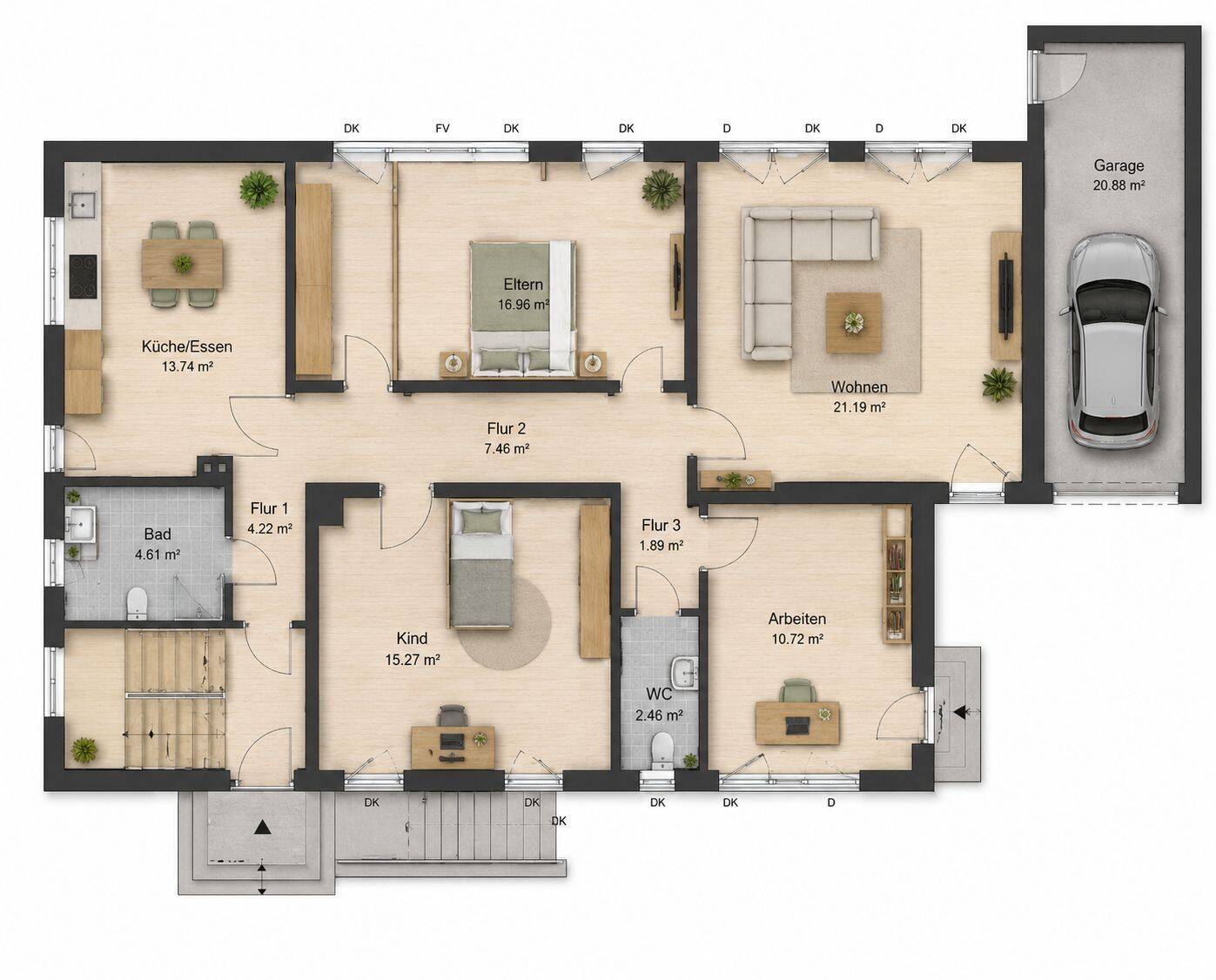 Erstbezug nach hochwertiger Kernsanierung mit Garten, Terrasse, Garage und Stellplatz, 40764 Langenfeld (Rhld.)