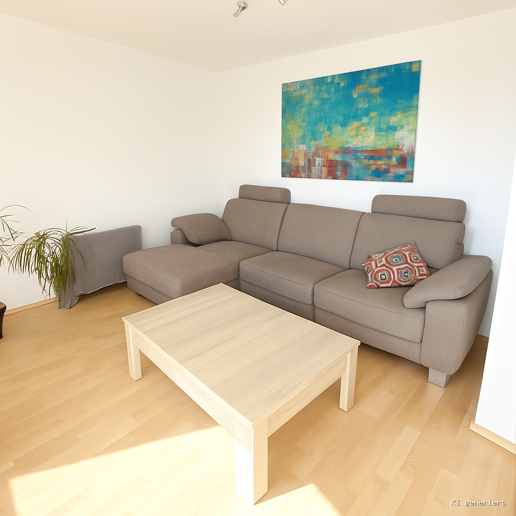 MÖBLIERT und über den Dächern von Düsseldorf: 3 Zimmer in Friedrichstadt, 40215 Düsseldorf (Friedrichstadt)