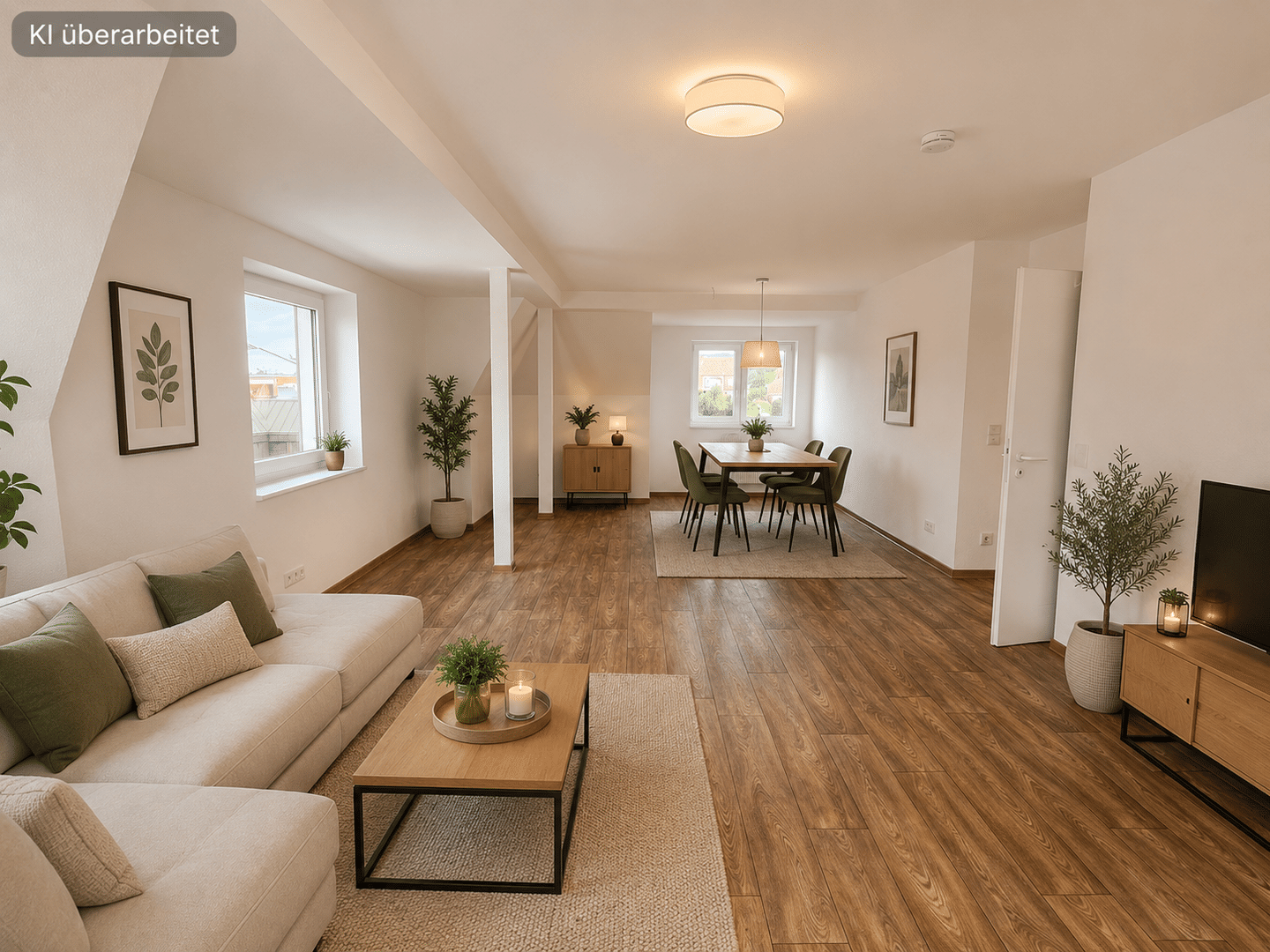 Helle 2ZKB im DG mit Balkon – frisch renoviert in Haste, 49090 Osnabrück (Eversburg Hafen Haste Pye Sonnenhügel)
