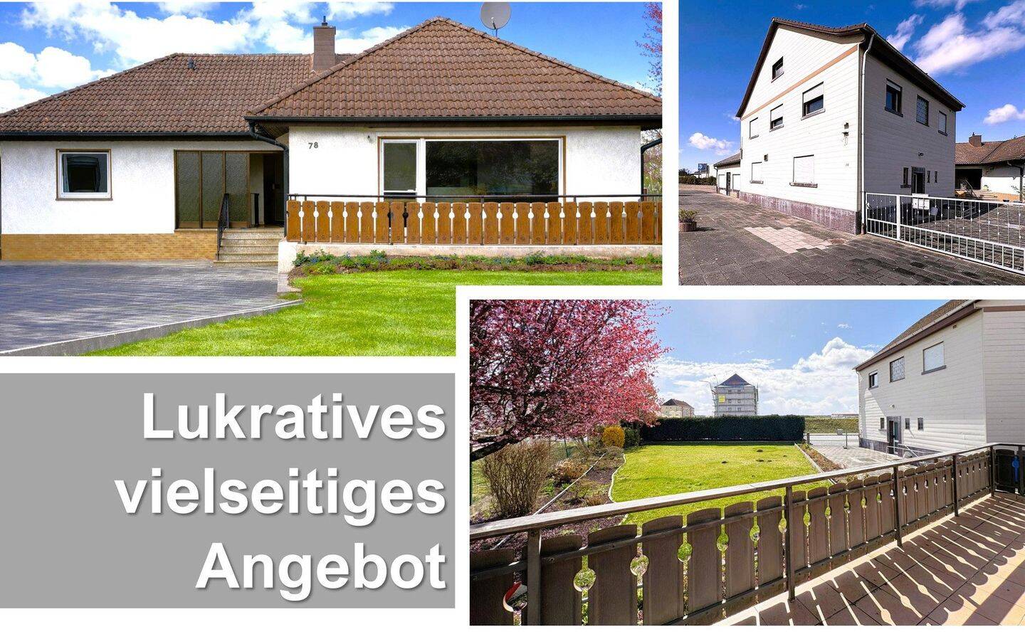 Zwei Häuser, viele Möglichkeiten: Bungalow & vielseitig nutzbares Zweithaus auf großem Grundstück, 64832 Babenhausen