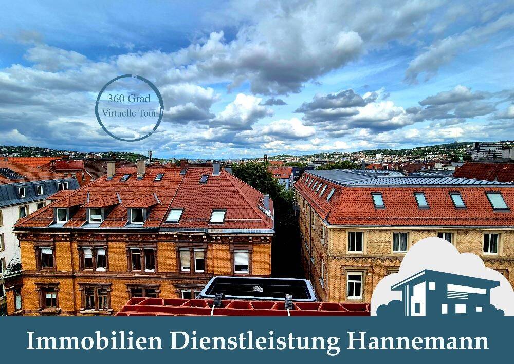 neuwertige Wohnung mitten im Westen, Penthouse, Blick über Stuttgart, 70176 Stuttgart (Mitte West)